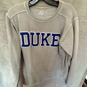 Duke Gray Men’s Sweater with Blue Lettering